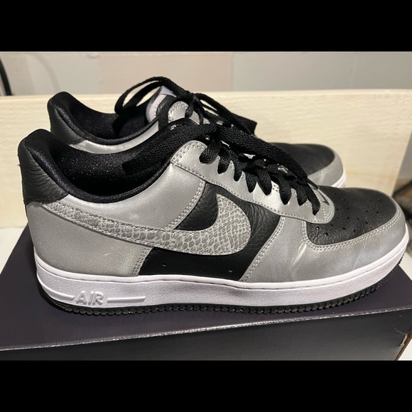 Nike Air Force 1 silver snake - Picture 3 of 4